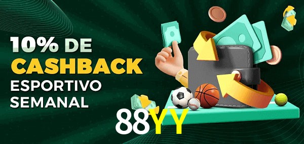 10% de bônus de cashback na 88YY